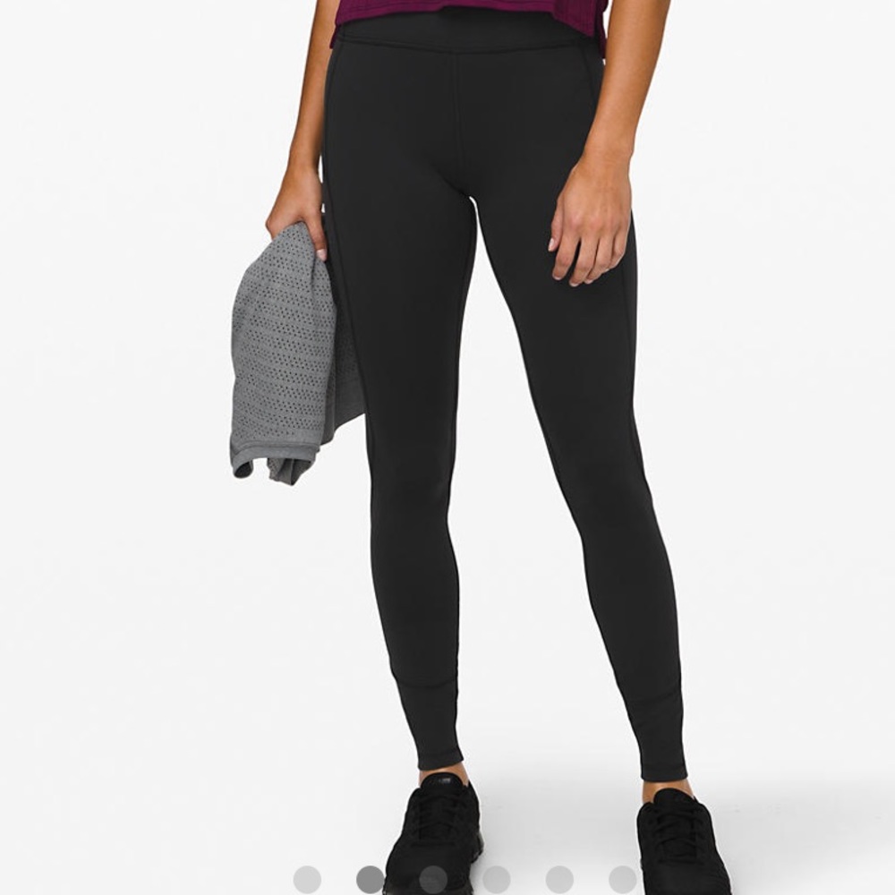 LuLu Lemon In-Movement Black Leggings